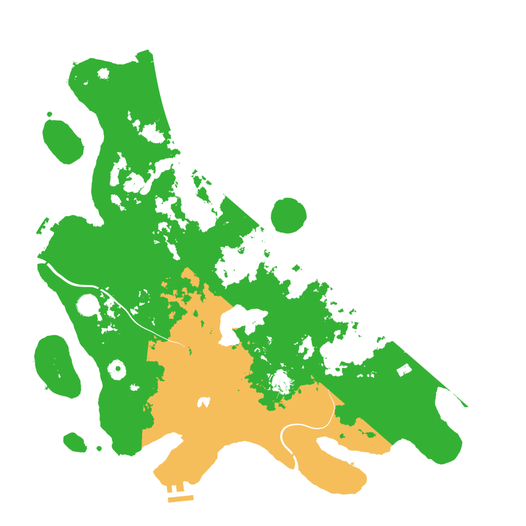 Biome Rust Map: Procedural Map, Size: 4166, Seed: 1458