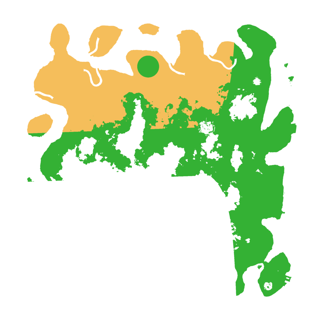 Biome Rust Map: Procedural Map, Size: 3900, Seed: 2981178