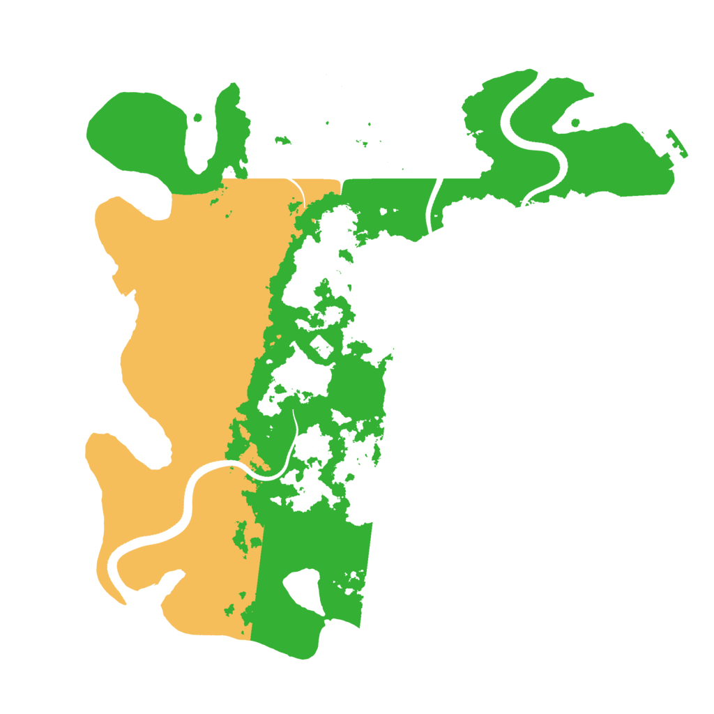 Biome Rust Map: Procedural Map, Size: 3400, Seed: 89861131