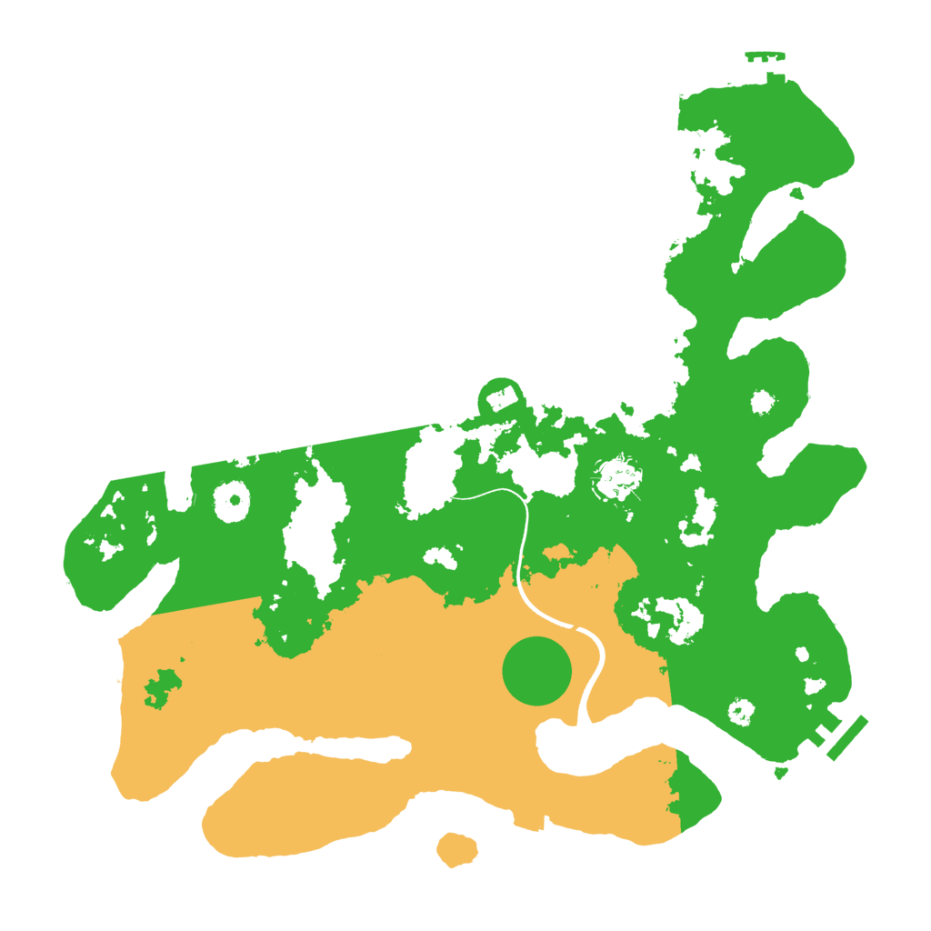 Biome Rust Map: Procedural Map, Size: 3550, Seed: 18617782