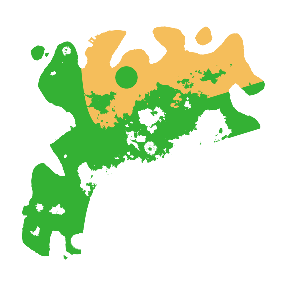 Biome Rust Map: Procedural Map, Size: 3500, Seed: 28269181