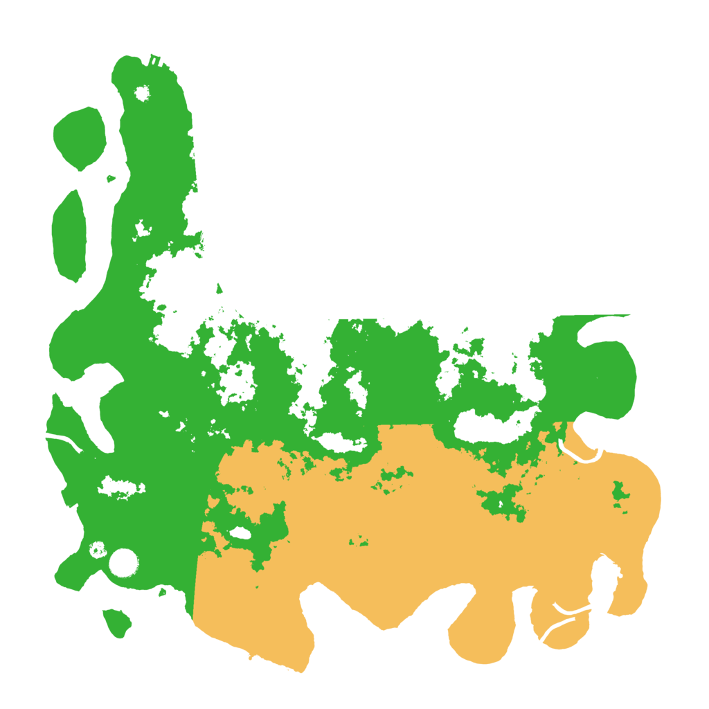 Biome Rust Map: Procedural Map, Size: 4300, Seed: 77349304