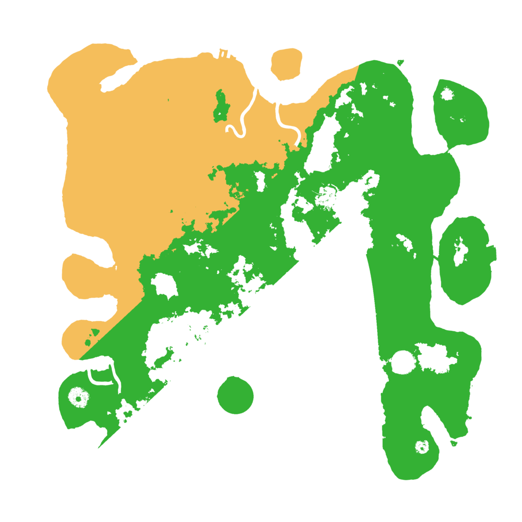 Biome Rust Map: Procedural Map, Size: 3900, Seed: 18009102