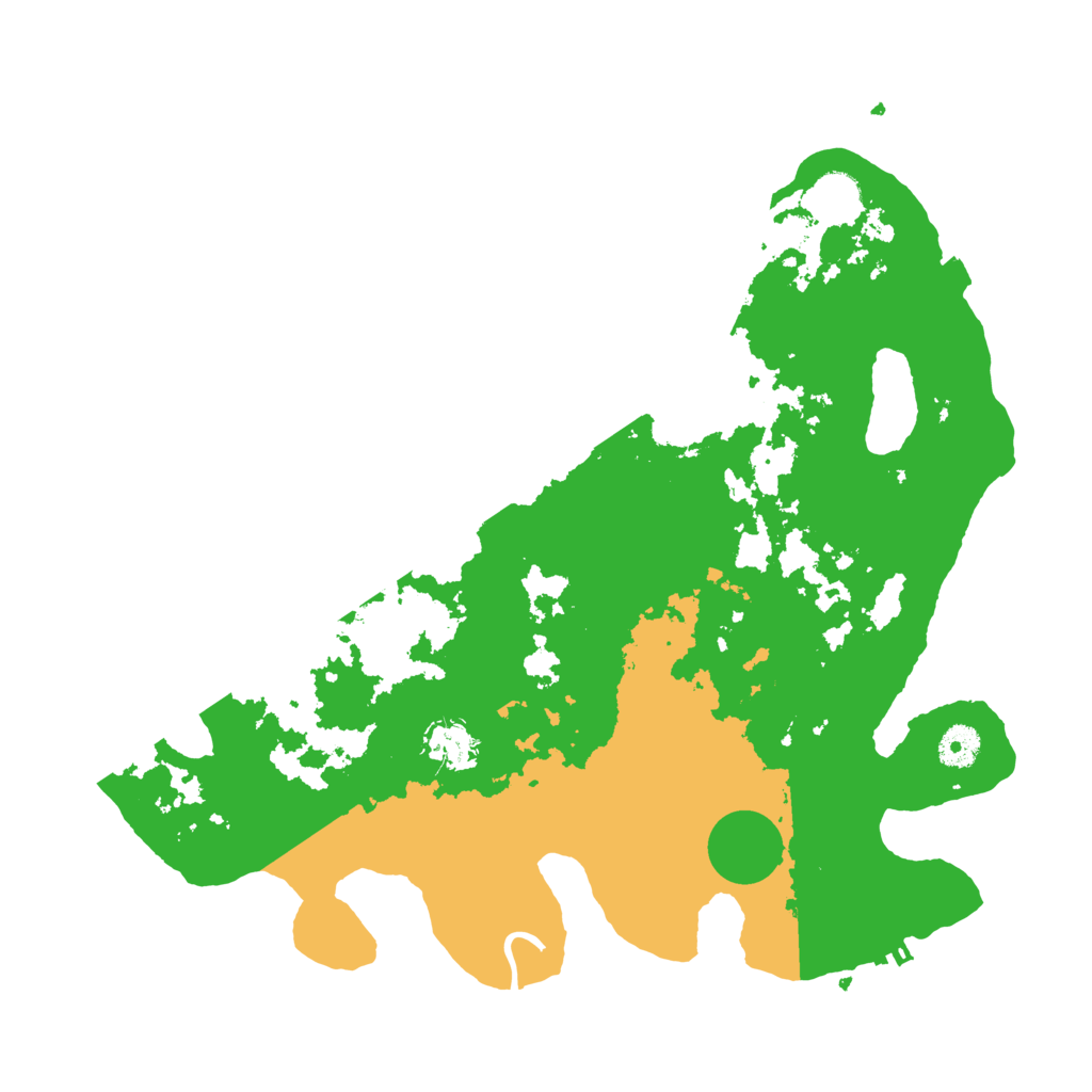 Biome Rust Map: Procedural Map, Size: 3900, Seed: 39318651