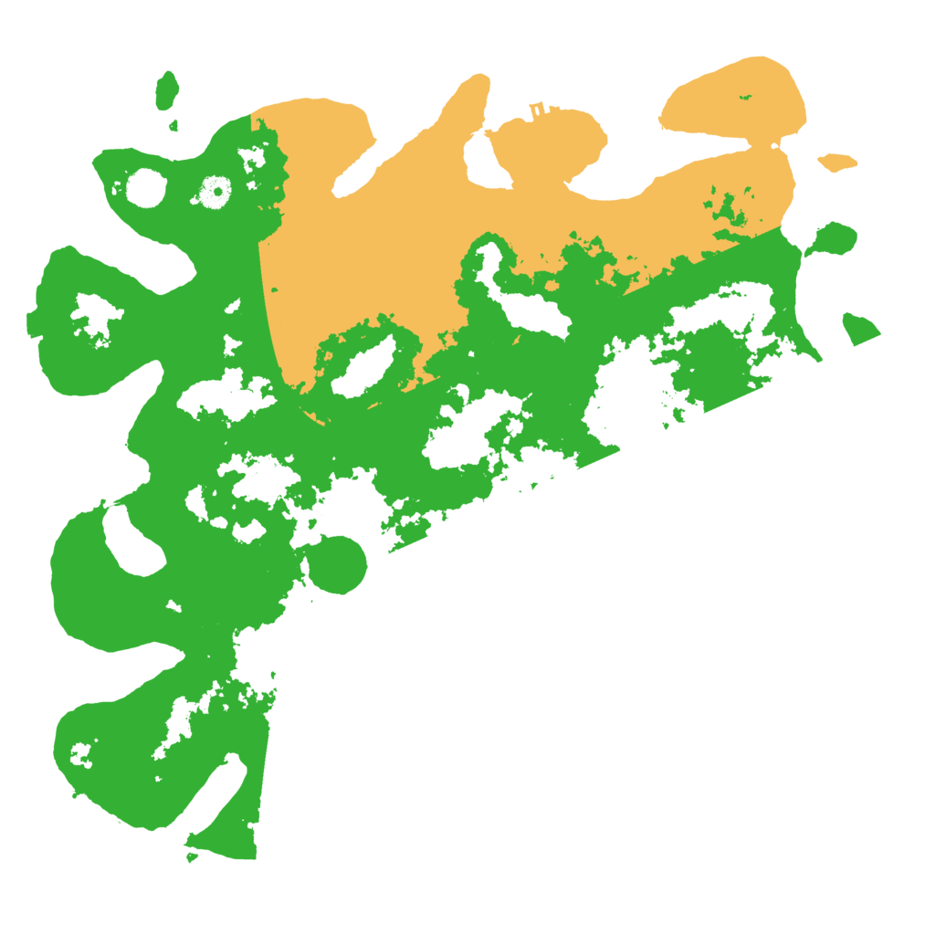 Biome Rust Map: Procedural Map, Size: 4300, Seed: 75729514