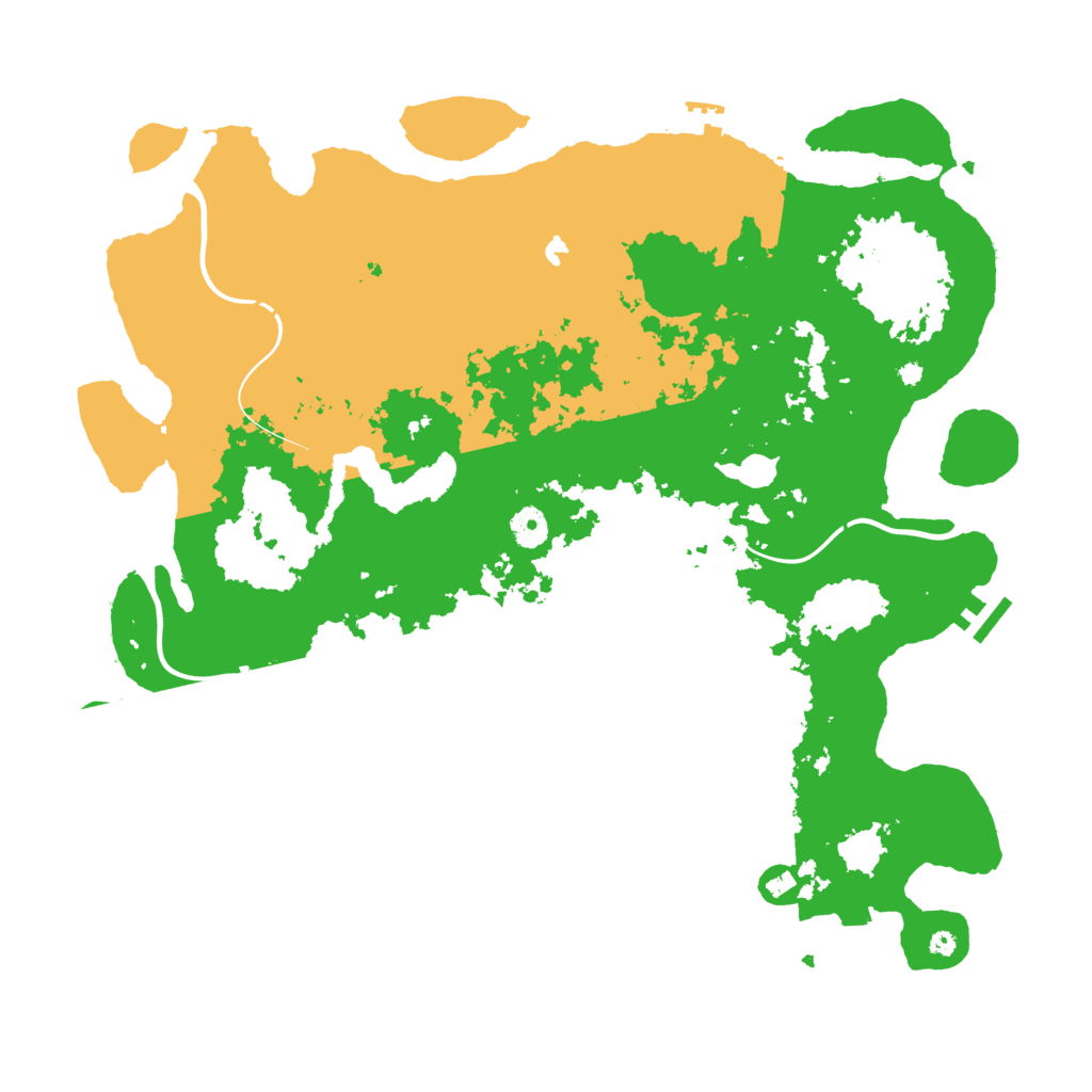Biome Rust Map: Procedural Map, Size: 4250, Seed: 44214833