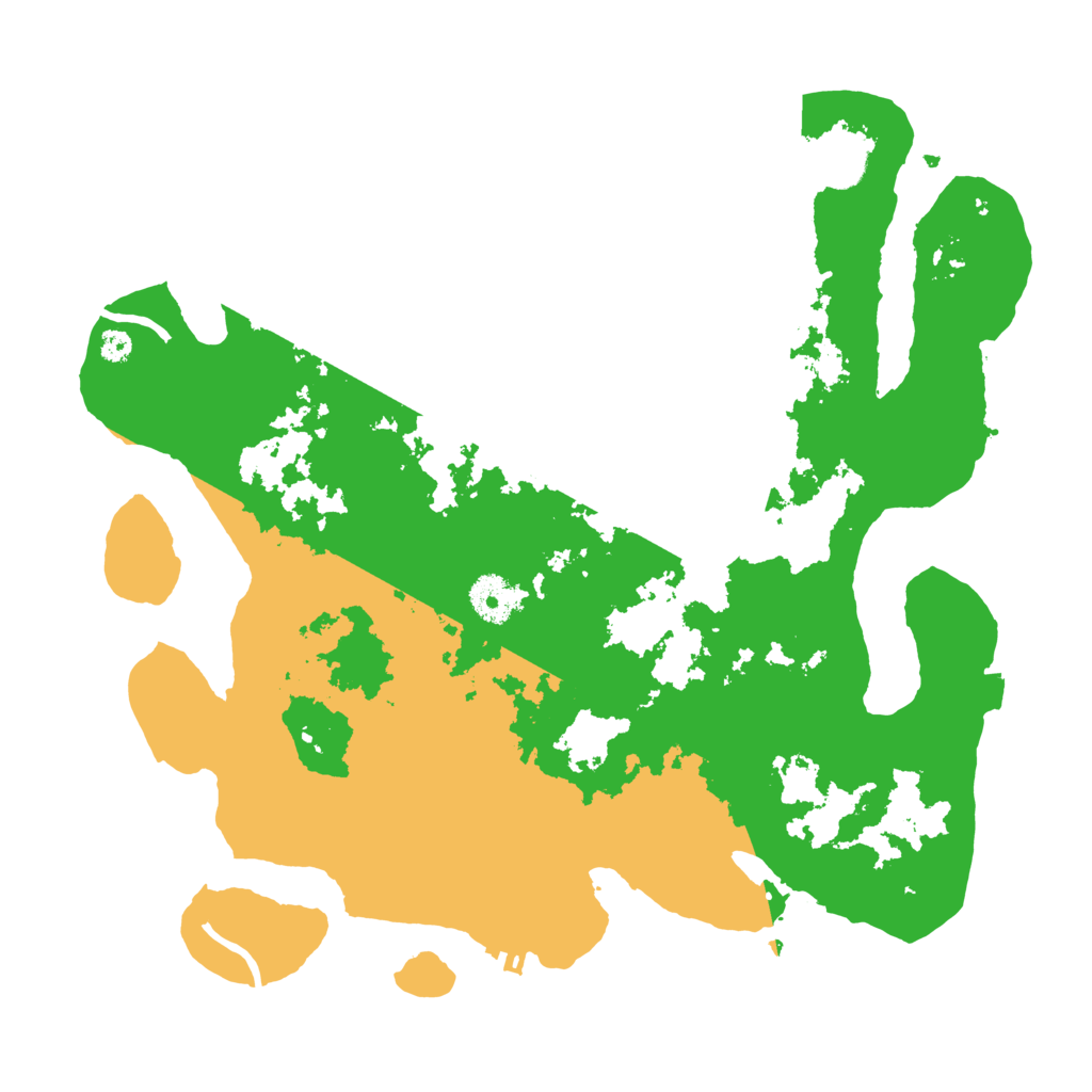 Biome Rust Map: Procedural Map, Size: 3500, Seed: 696966666