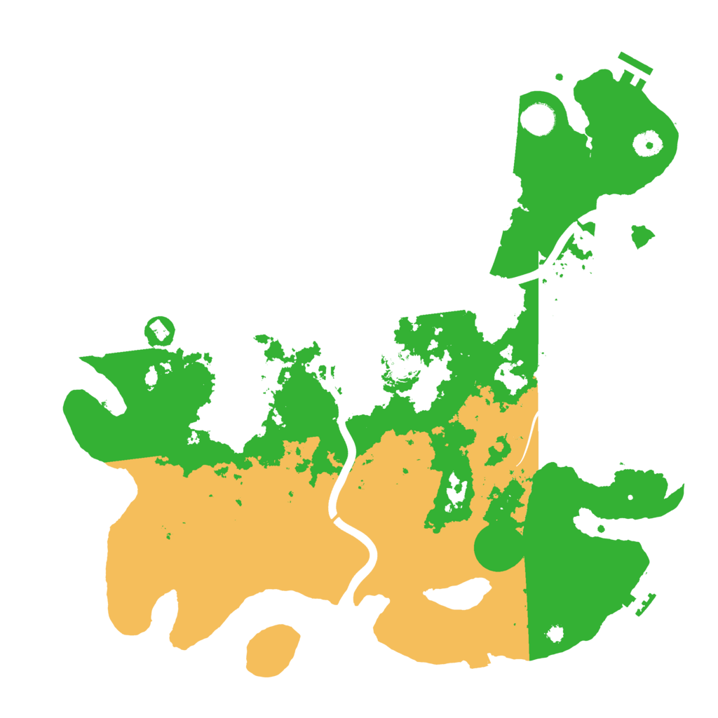 Biome Rust Map: Procedural Map, Size: 3950, Seed: 67041169