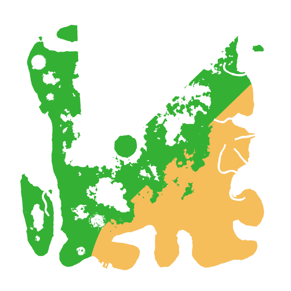 Biome Rust Map: Procedural Map, Size: 3550, Seed: 85114649