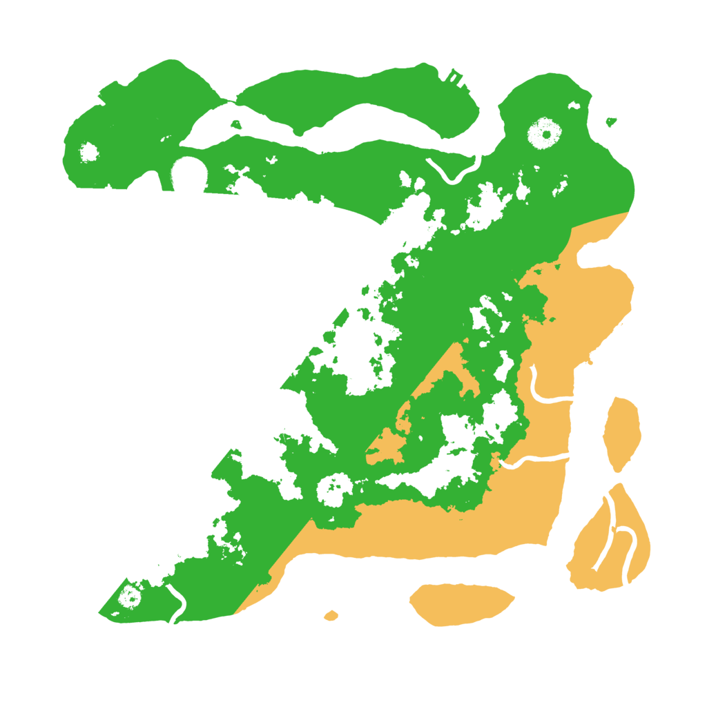 Biome Rust Map: Procedural Map, Size: 3400, Seed: 4653001