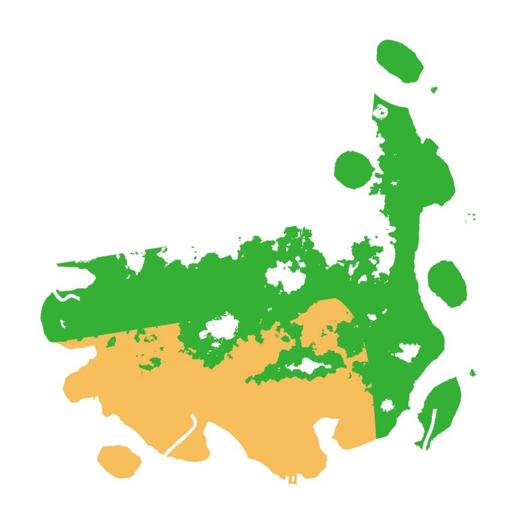Biome Rust Map: Procedural Map, Size: 3800, Seed: 132508143