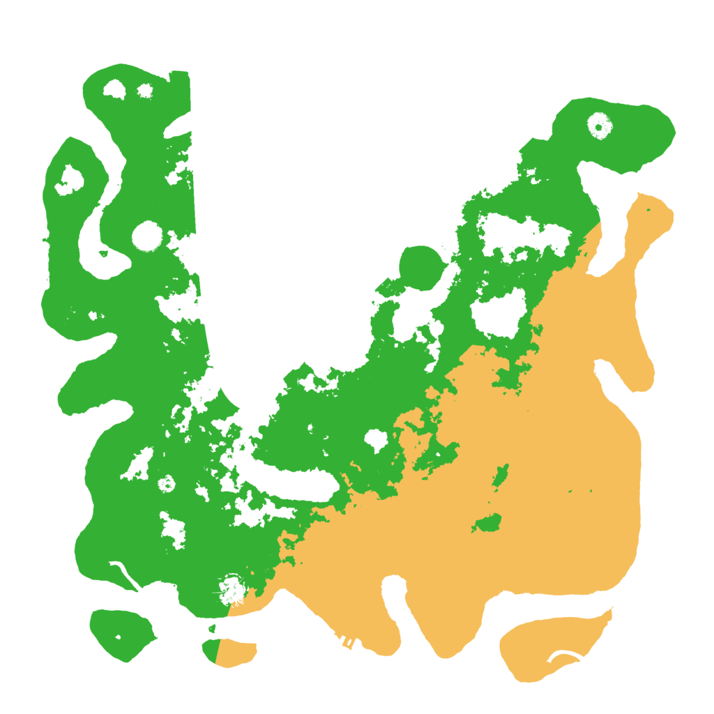 Biome Rust Map: Procedural Map, Size: 4300, Seed: 54995308