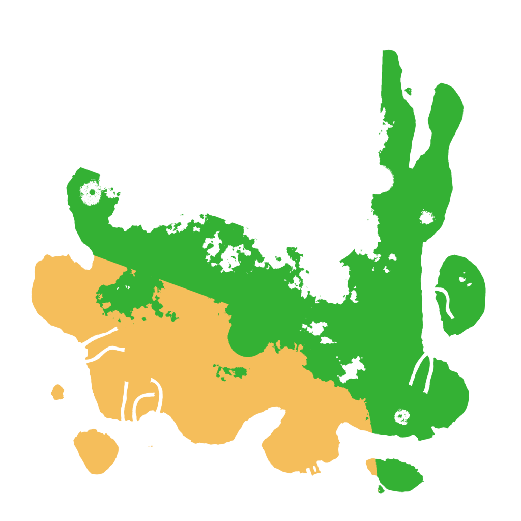 Biome Rust Map: Procedural Map, Size: 3500, Seed: 47458302