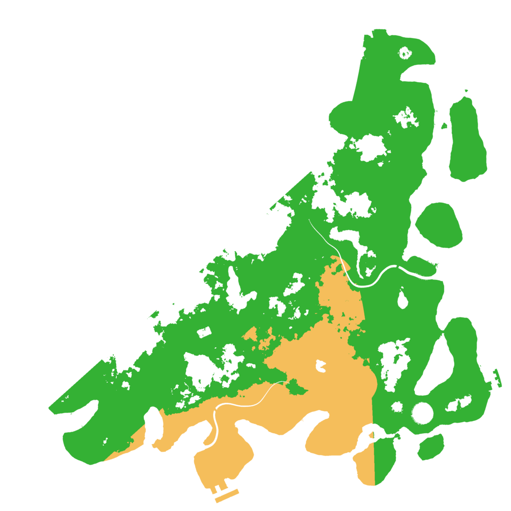 Biome Rust Map: Procedural Map, Size: 4169, Seed: 1588