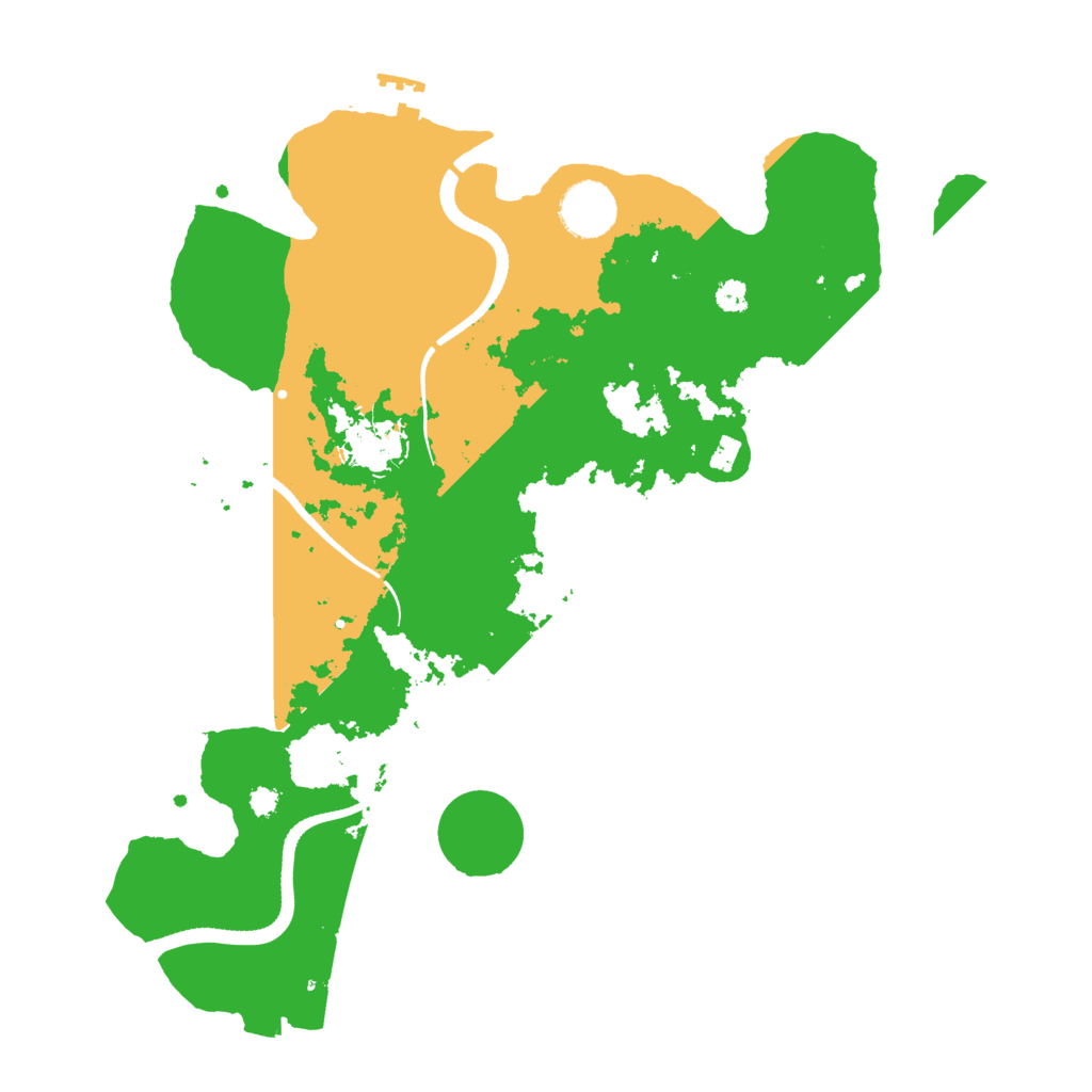Biome Rust Map: Procedural Map, Size: 3400, Seed: 82623092