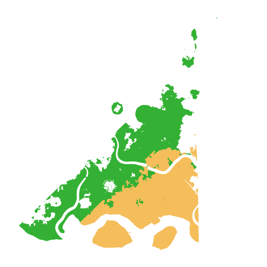 Biome Rust Map: Procedural Map, Size: 3900, Seed: 52298530