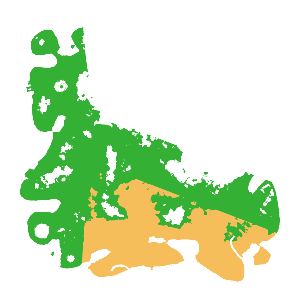 Biome Rust Map: Procedural Map, Size: 3700, Seed: 7285113