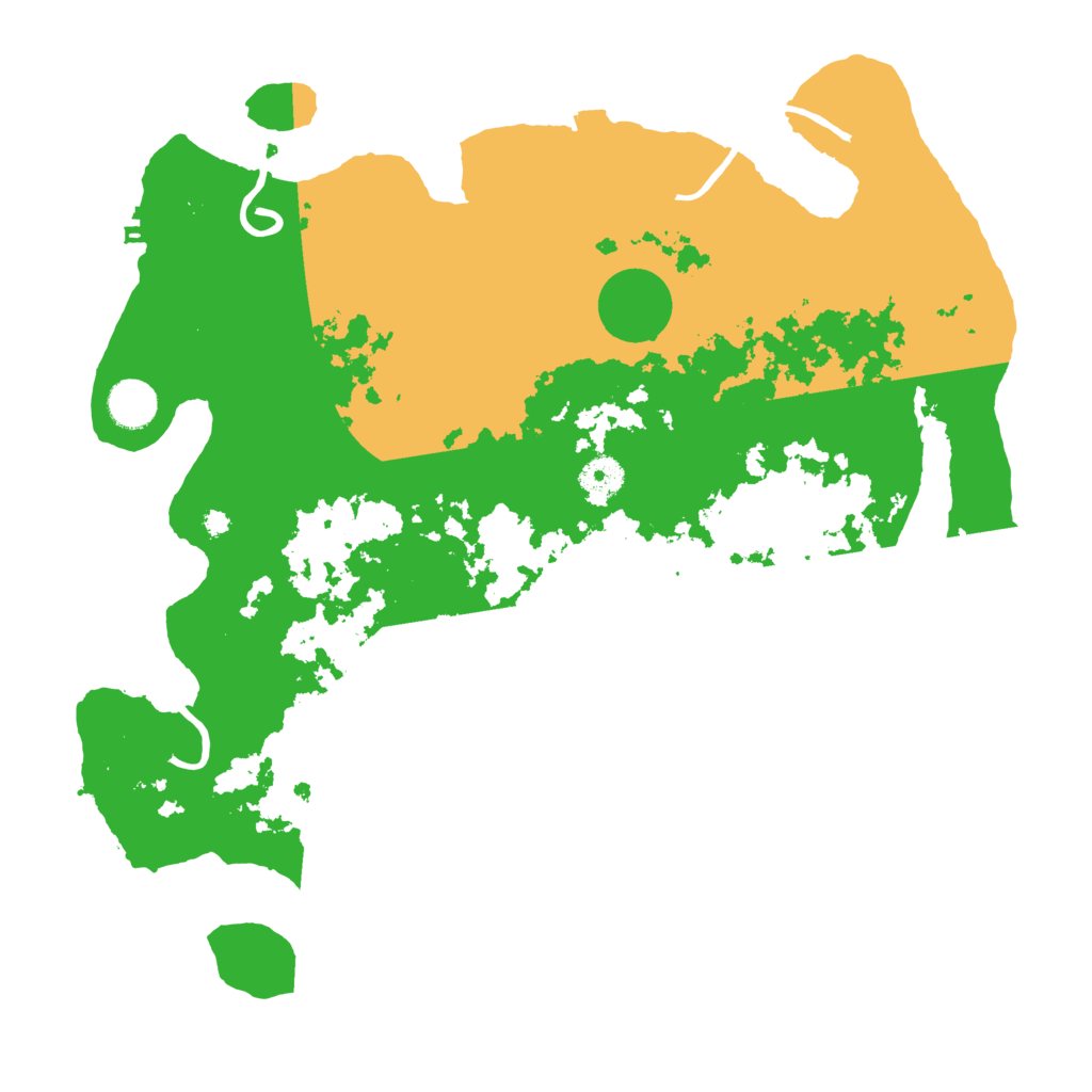 Biome Rust Map: Procedural Map, Size: 3900, Seed: 3645151