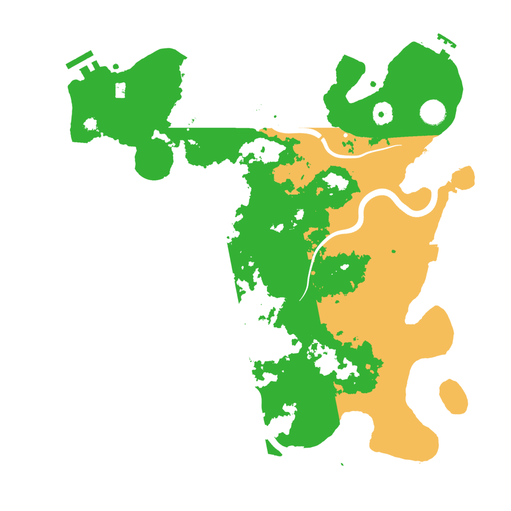 Biome Rust Map: Procedural Map, Size: 3550, Seed: 11338039