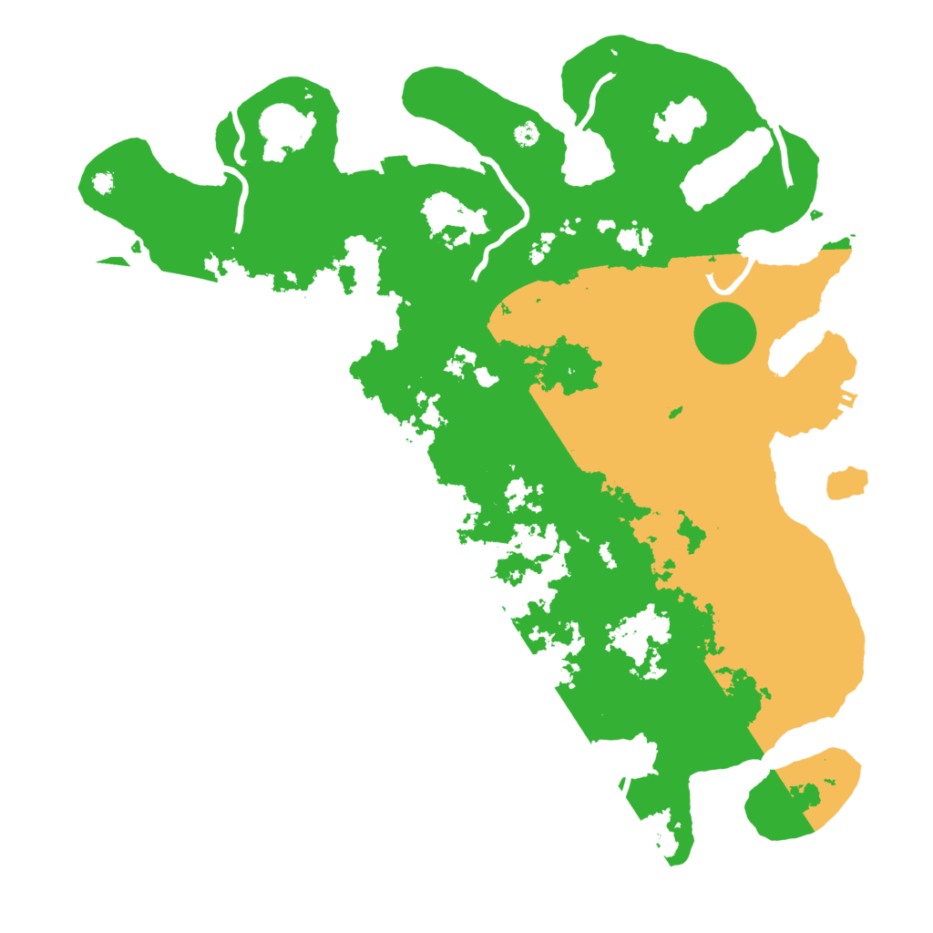 Biome Rust Map: Procedural Map, Size: 3950, Seed: 30579734