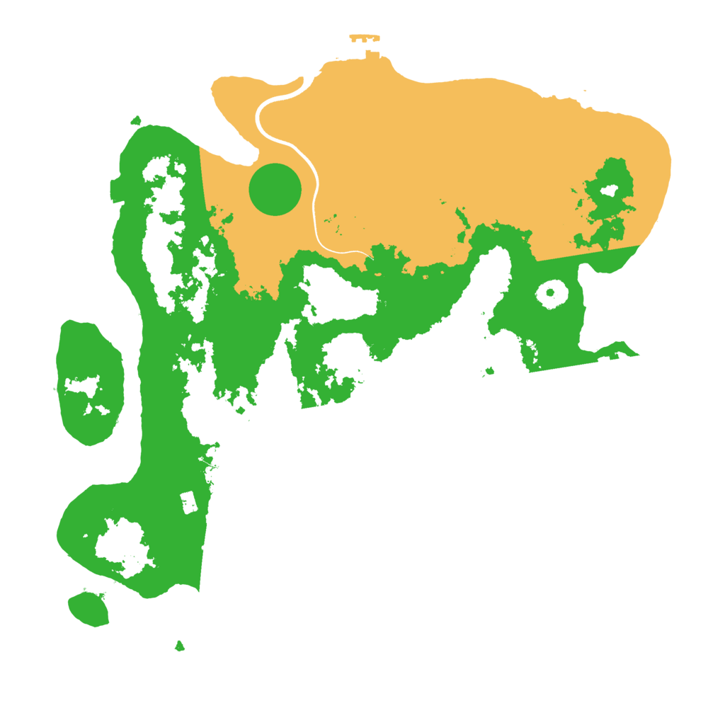 Biome Rust Map: Procedural Map, Size: 3650, Seed: 40059997