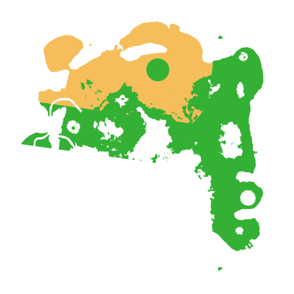 Biome Rust Map: Procedural Map, Size: 3400, Seed: 46192282