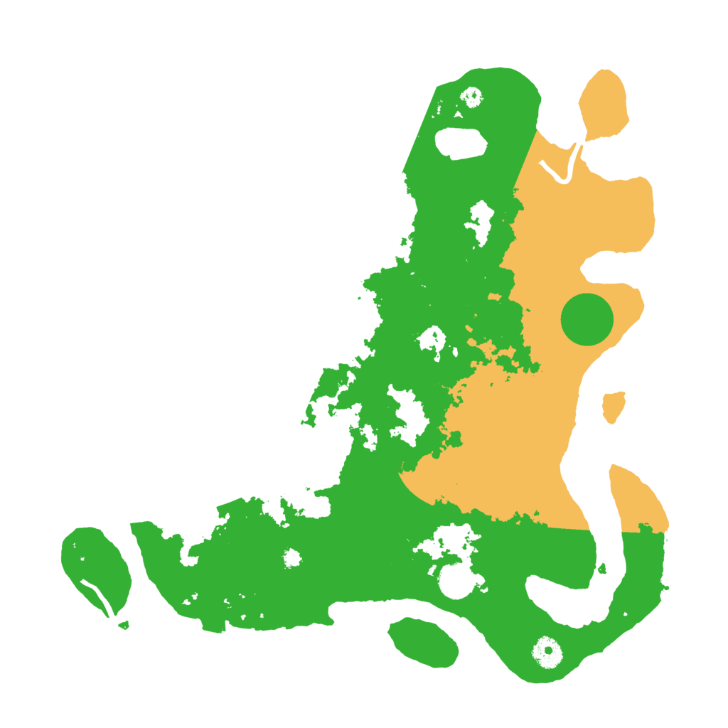 Biome Rust Map: Procedural Map, Size: 3650, Seed: 22036202