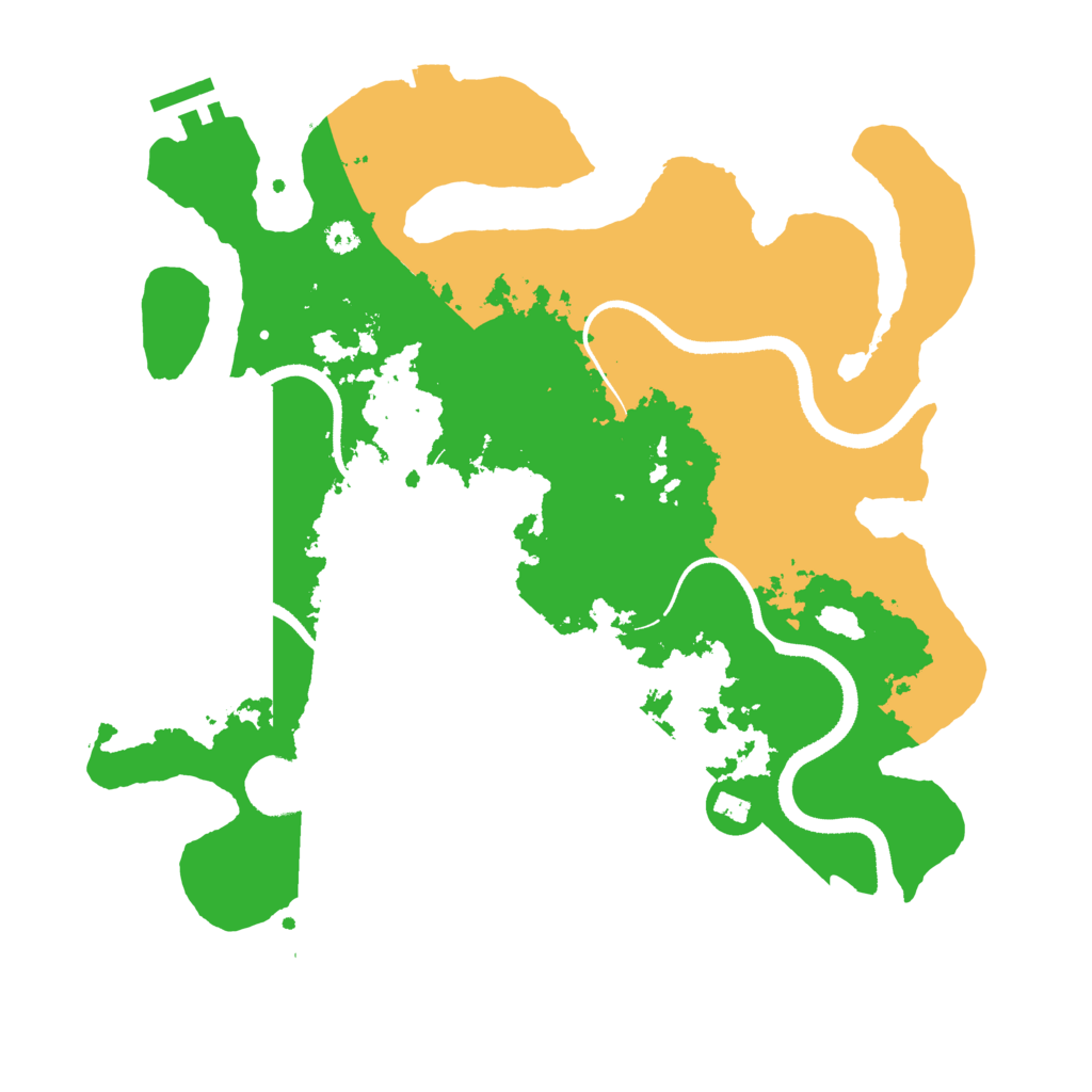 Biome Rust Map: Procedural Map, Size: 3400, Seed: 40478586