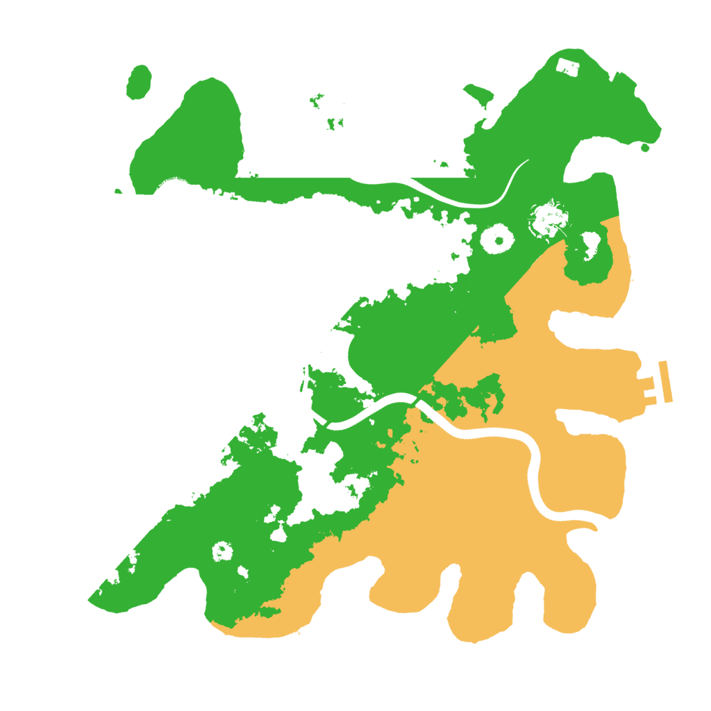 Biome Rust Map: Procedural Map, Size: 3450, Seed: 37335767