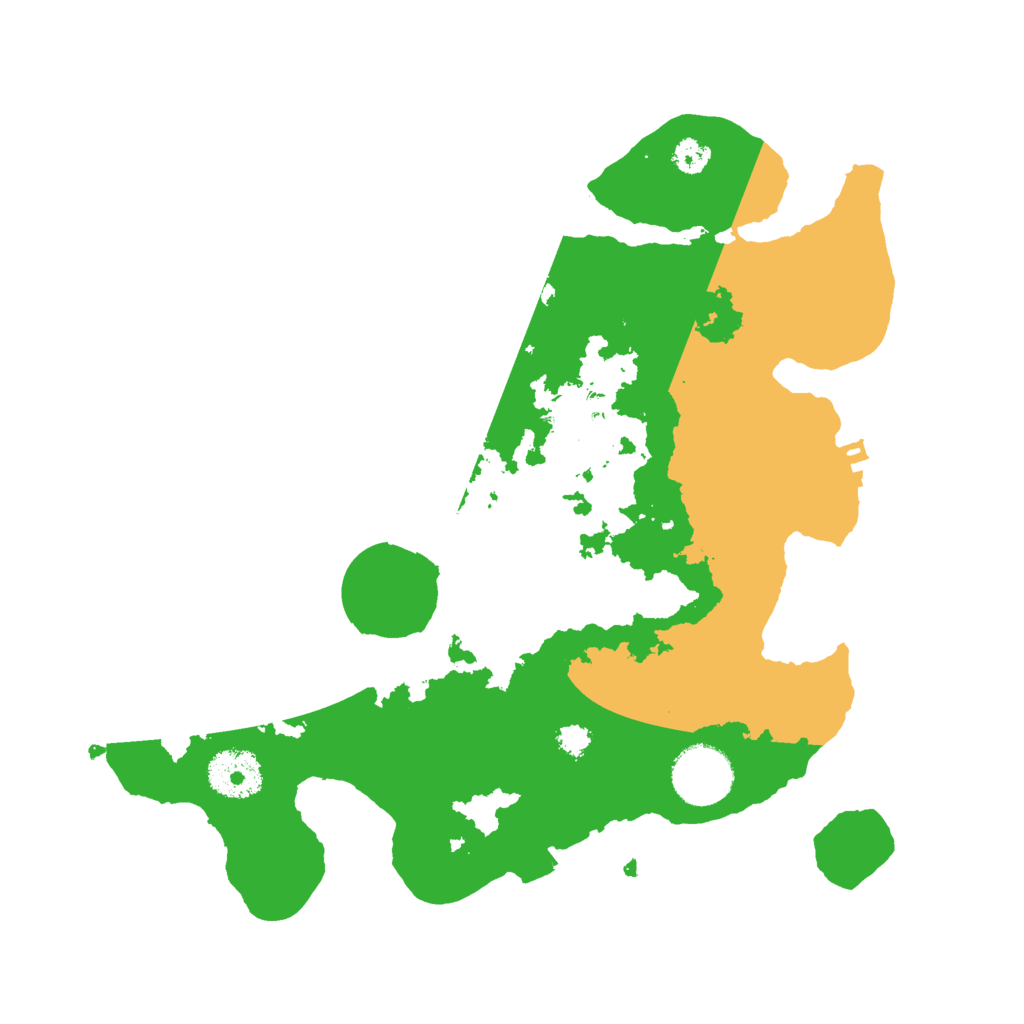 Biome Rust Map: Procedural Map, Size: 3000, Seed: 24597