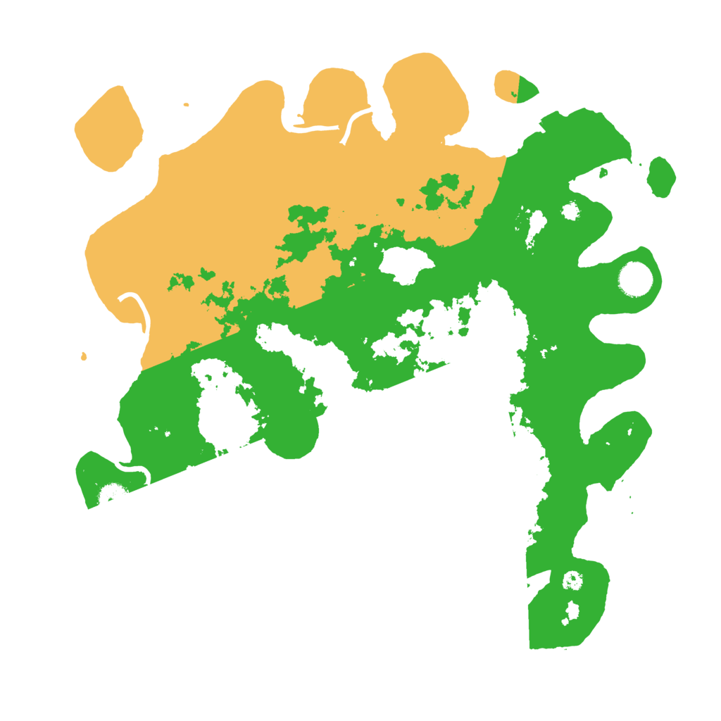 Biome Rust Map: Procedural Map, Size: 3700, Seed: 91461220
