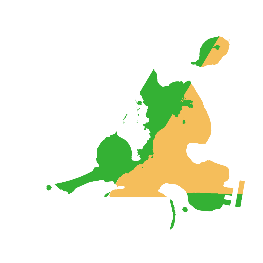 Biome Rust Map: Procedural Map, Size: 2000, Seed: 2071977