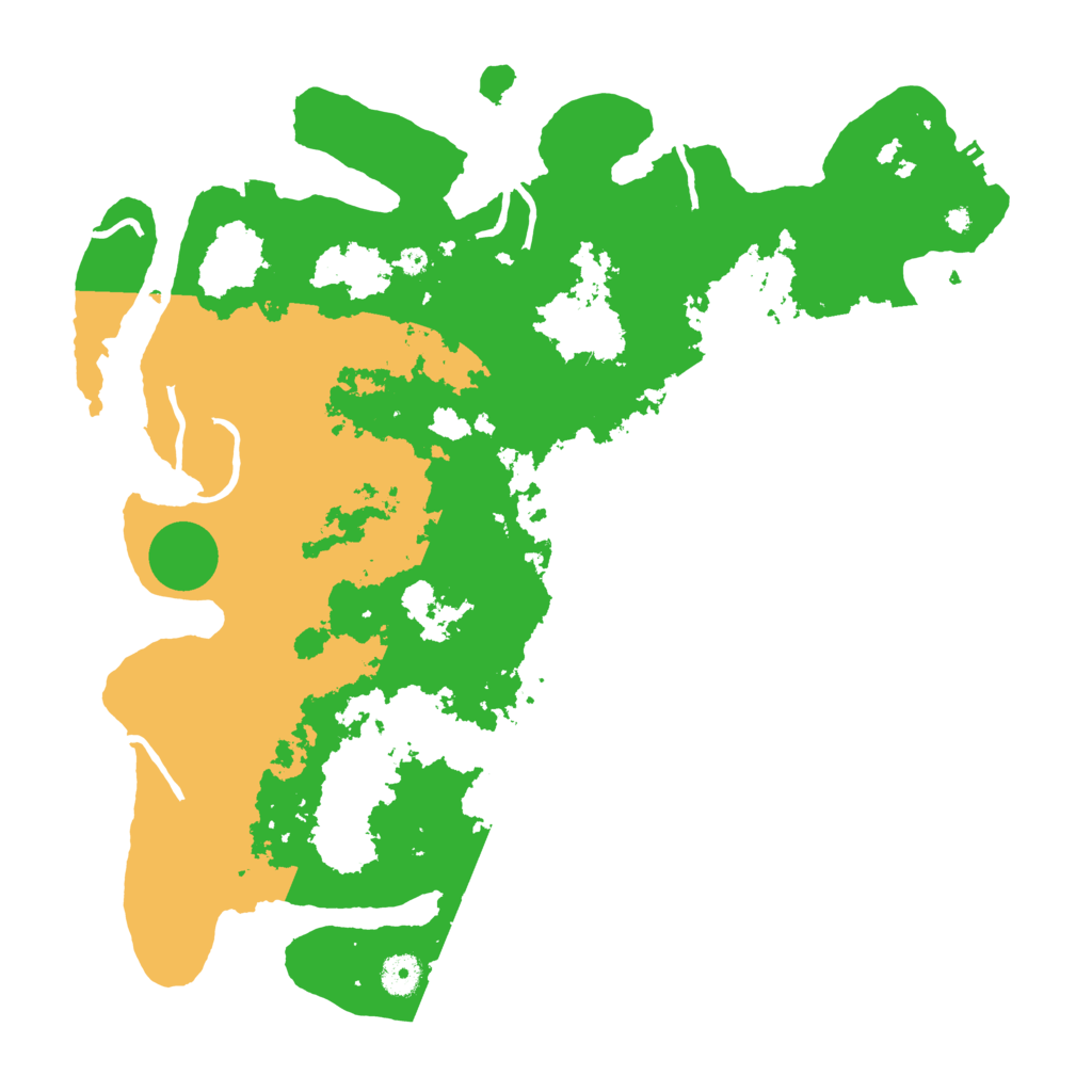 Biome Rust Map: Procedural Map, Size: 4159, Seed: 1166