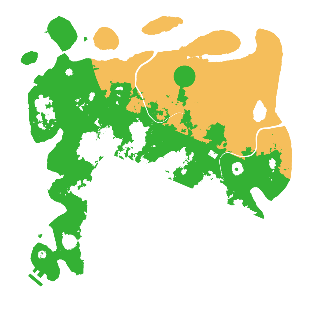 Biome Rust Map: Procedural Map, Size: 3800, Seed: 18992088