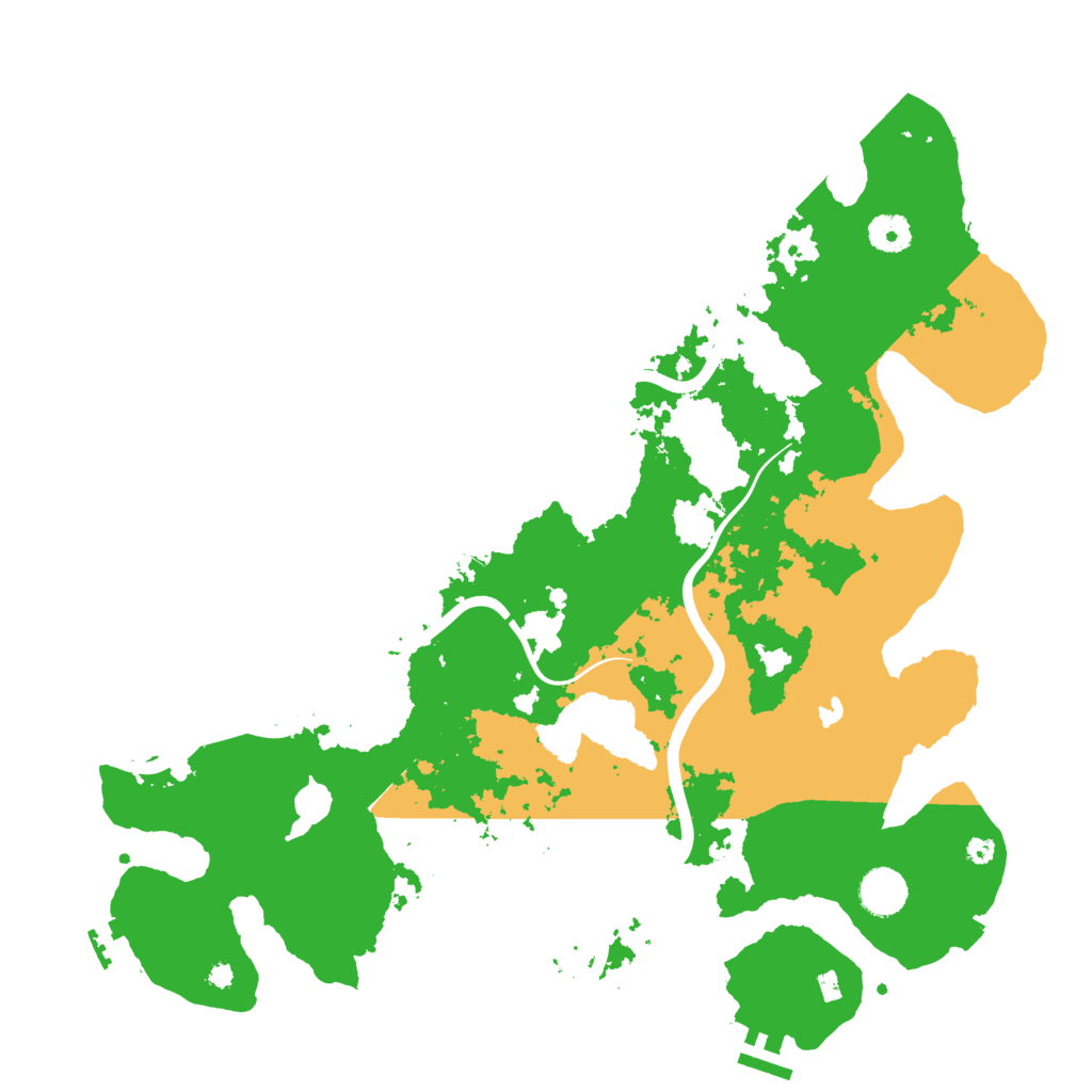 Biome Rust Map: Procedural Map, Size: 4000, Seed: 9595
