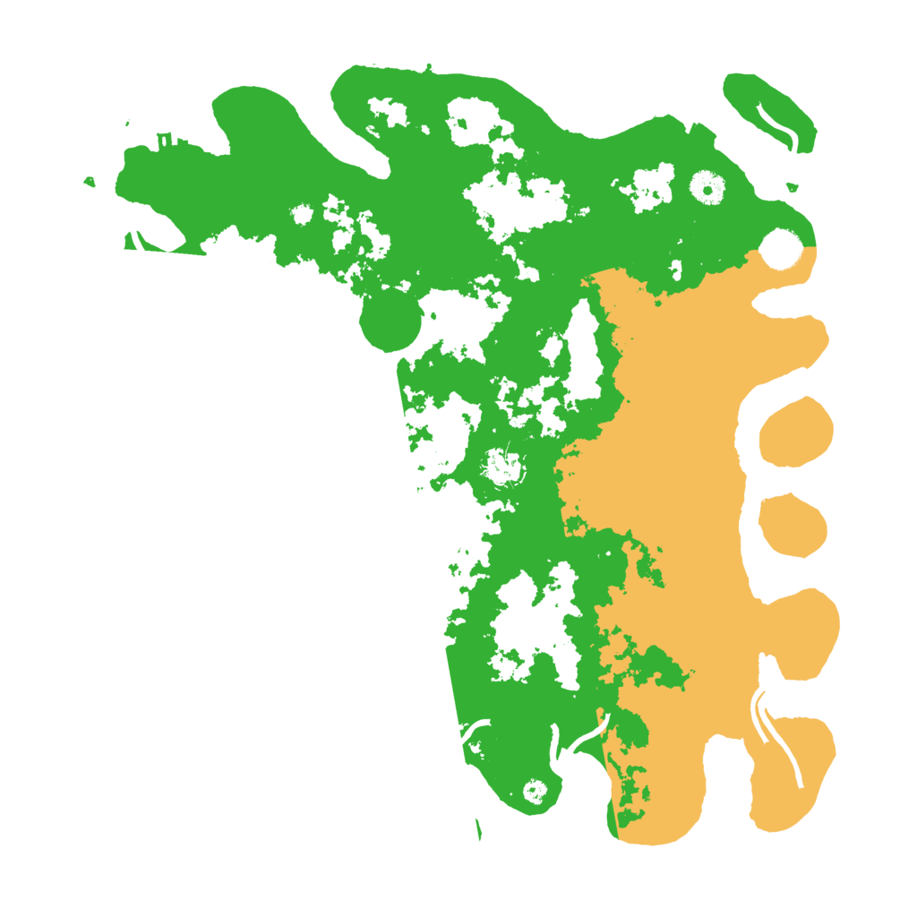 Biome Rust Map: Procedural Map, Size: 4000, Seed: 7007