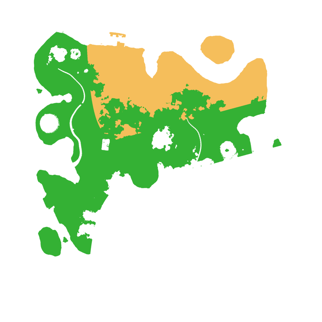 Biome Rust Map: Procedural Map, Size: 3000, Seed: 238457256