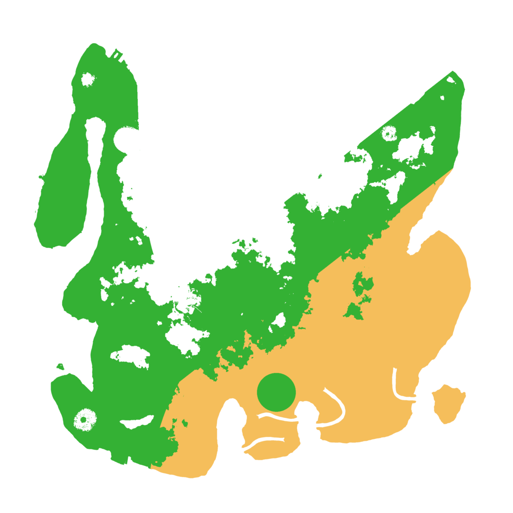 Biome Rust Map: Procedural Map, Size: 3500, Seed: 6204192