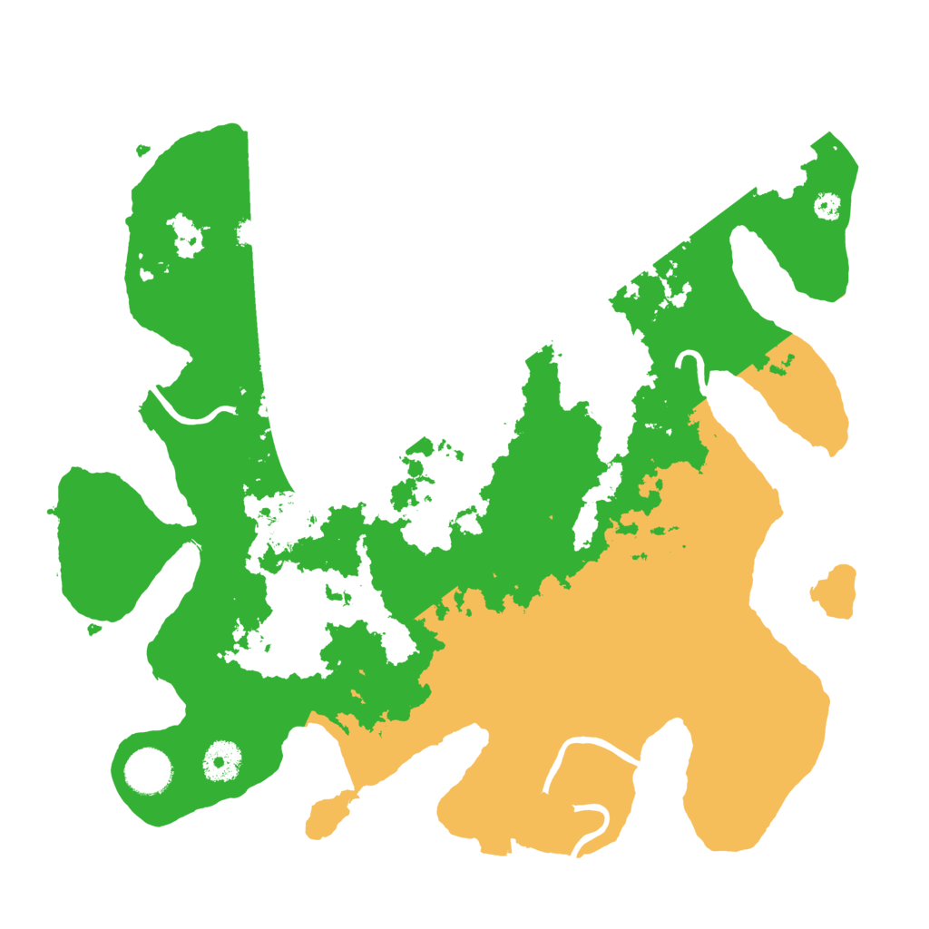 Biome Rust Map: Procedural Map, Size: 3500, Seed: 11251972