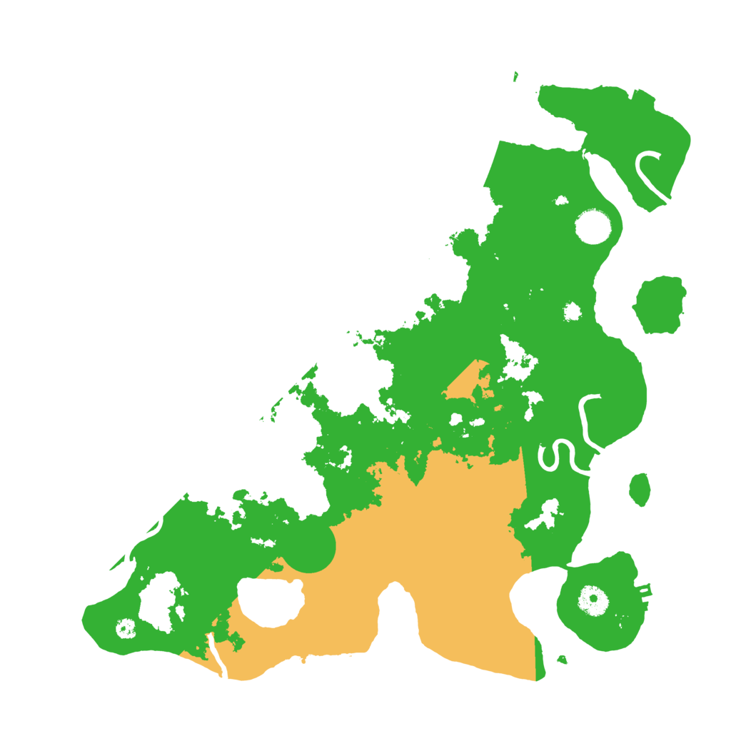 Biome Rust Map: Procedural Map, Size: 3700, Seed: 5814644