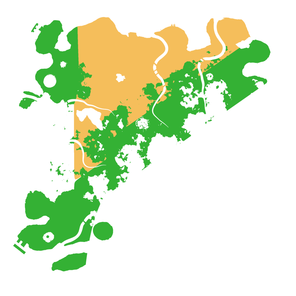 Biome Rust Map: Procedural Map, Size: 4300, Seed: 38364425