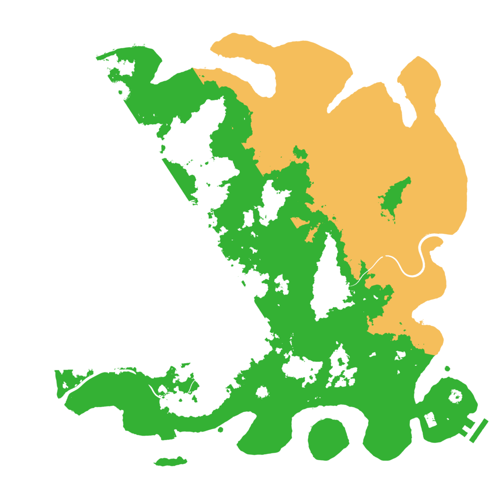 Biome Rust Map: Procedural Map, Size: 3800, Seed: 91816699