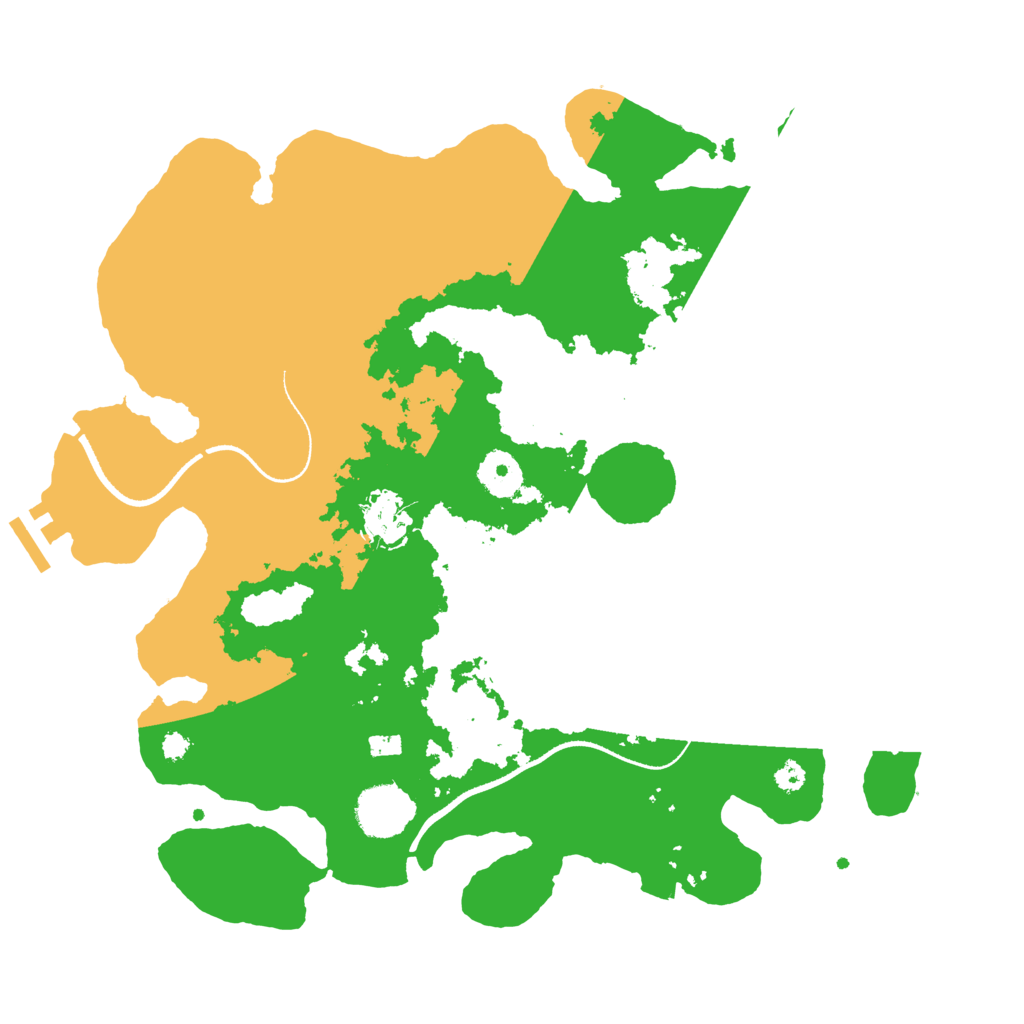Biome Rust Map: Procedural Map, Size: 3450, Seed: 35283849
