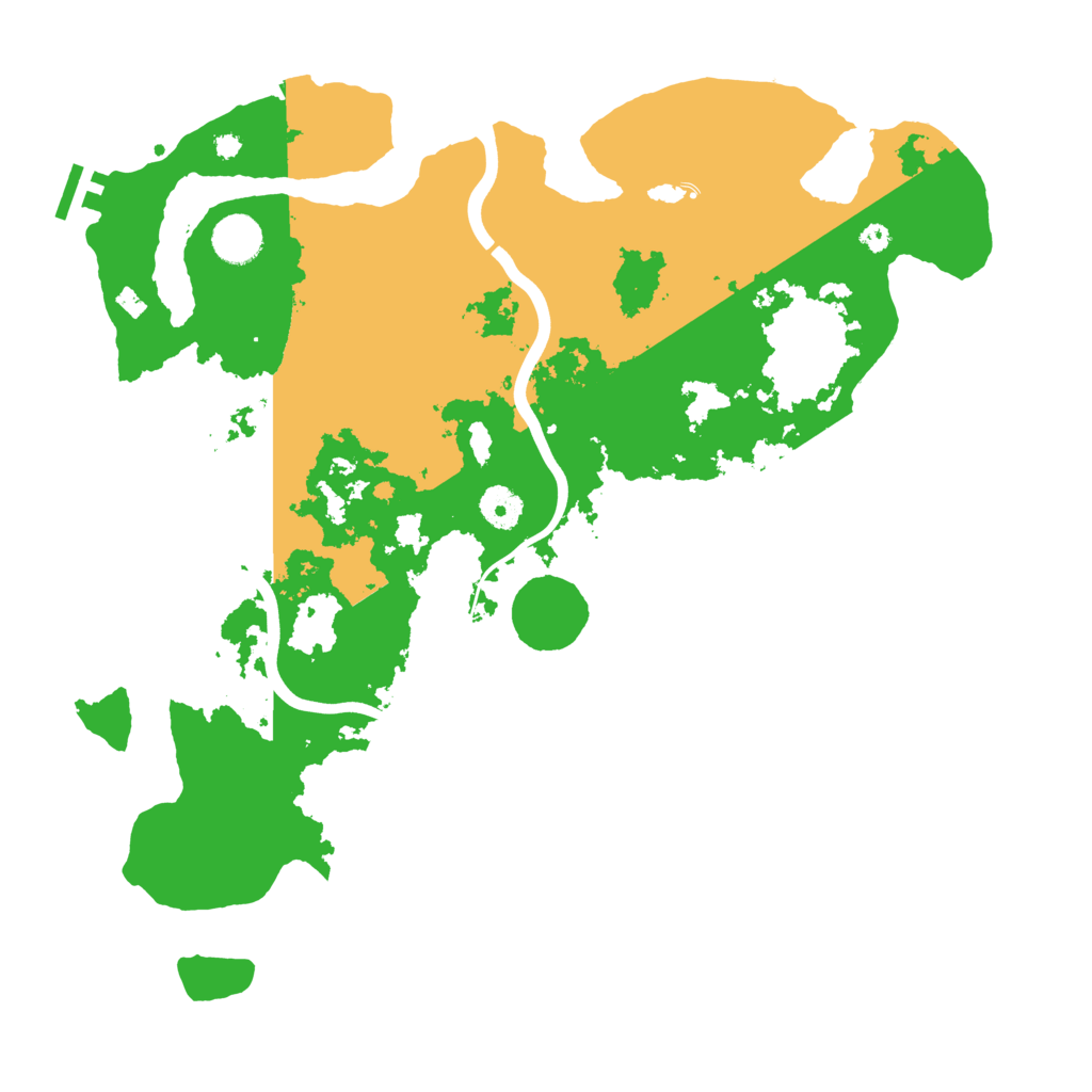 Biome Rust Map: Procedural Map, Size: 3900, Seed: 55868122
