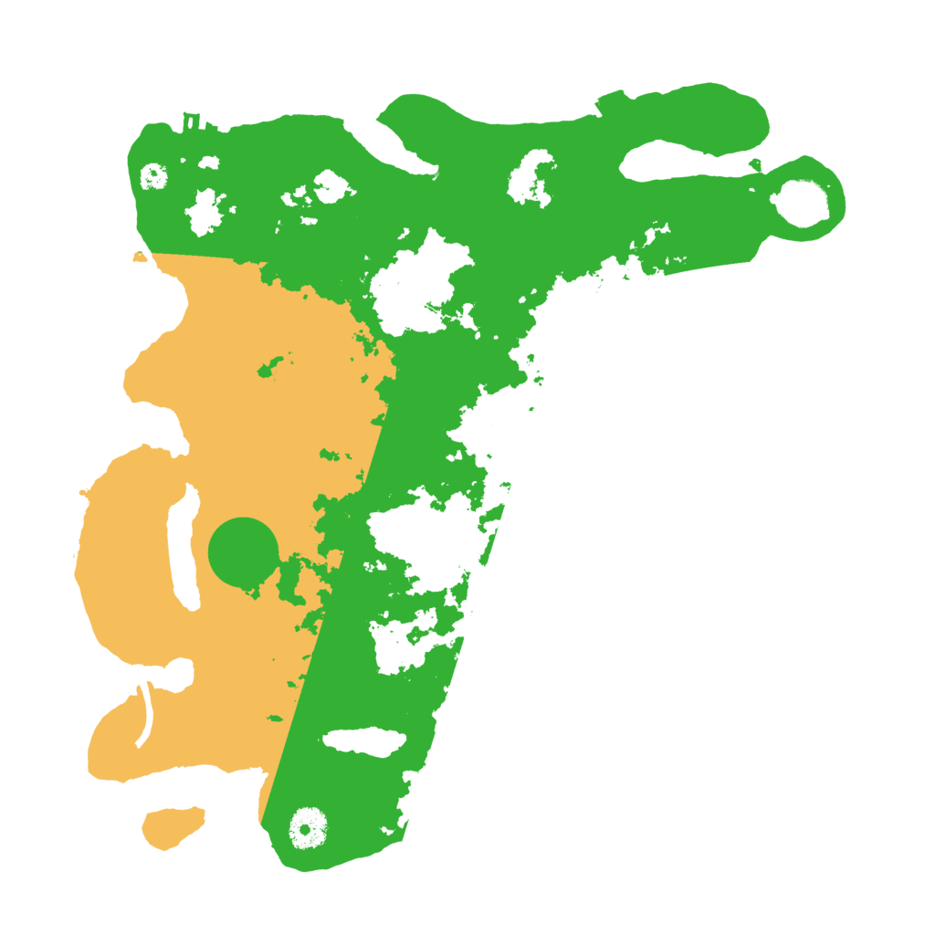 Biome Rust Map: Procedural Map, Size: 3500, Seed: 6243119