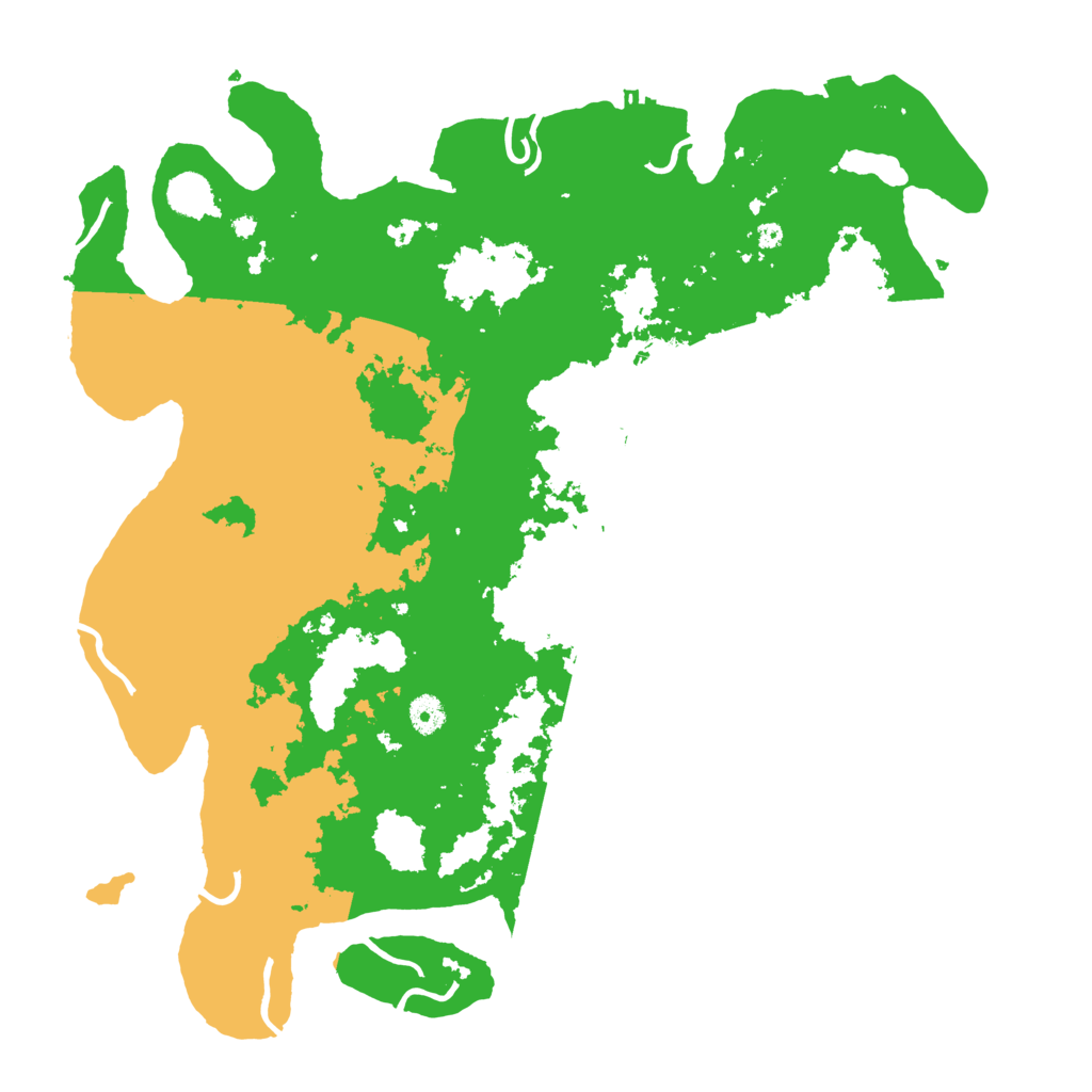 Biome Rust Map: Procedural Map, Size: 4400, Seed: 55689090