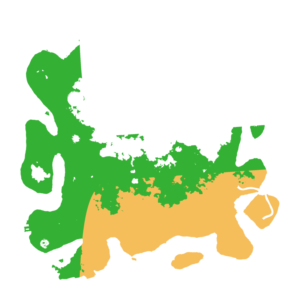 Biome Rust Map: Procedural Map, Size: 3500, Seed: 222645116