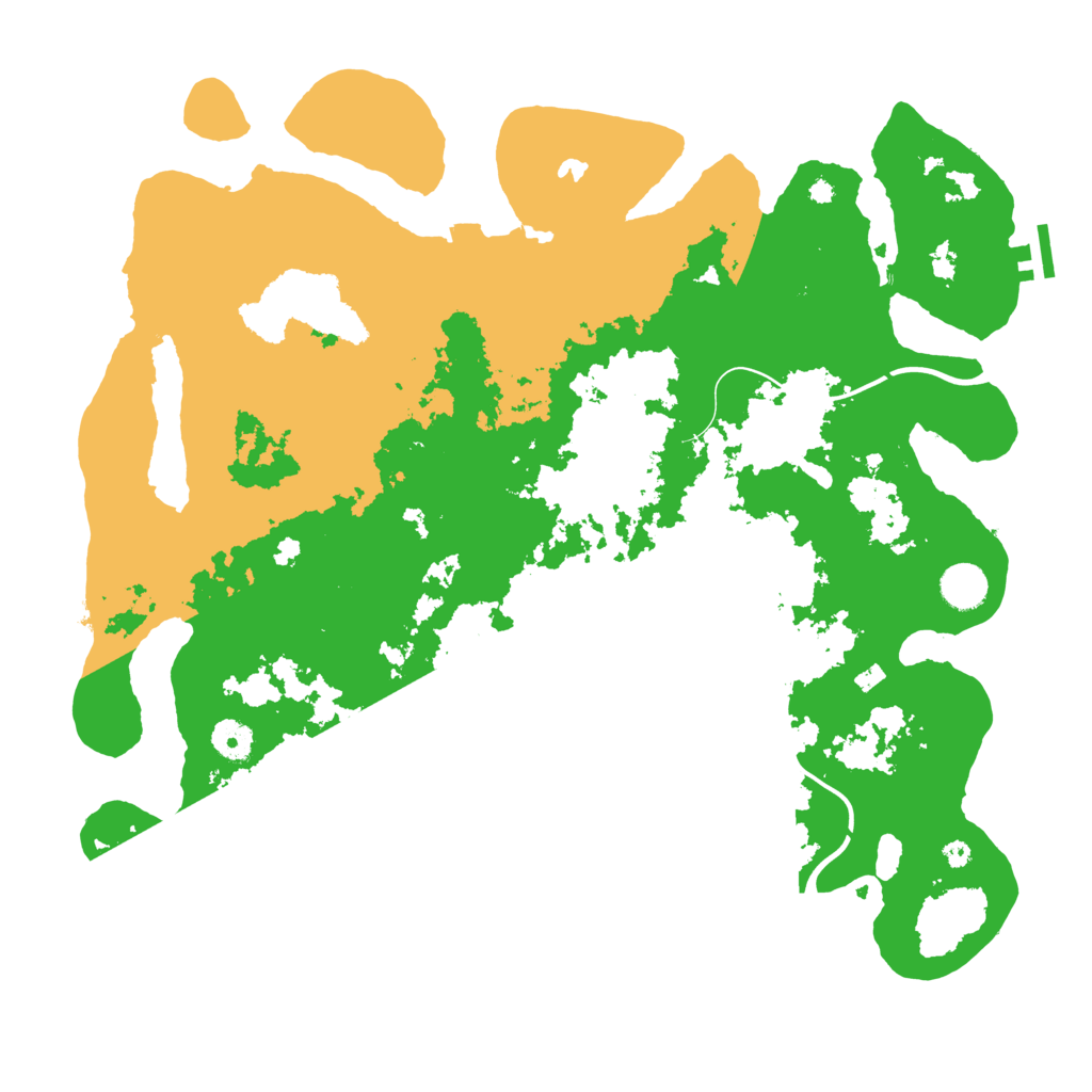 Biome Rust Map: Procedural Map, Size: 4100, Seed: 46250782