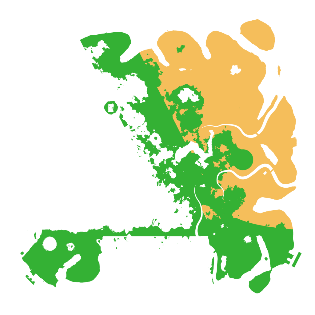 Biome Rust Map: Procedural Map, Size: 4000, Seed: 2623