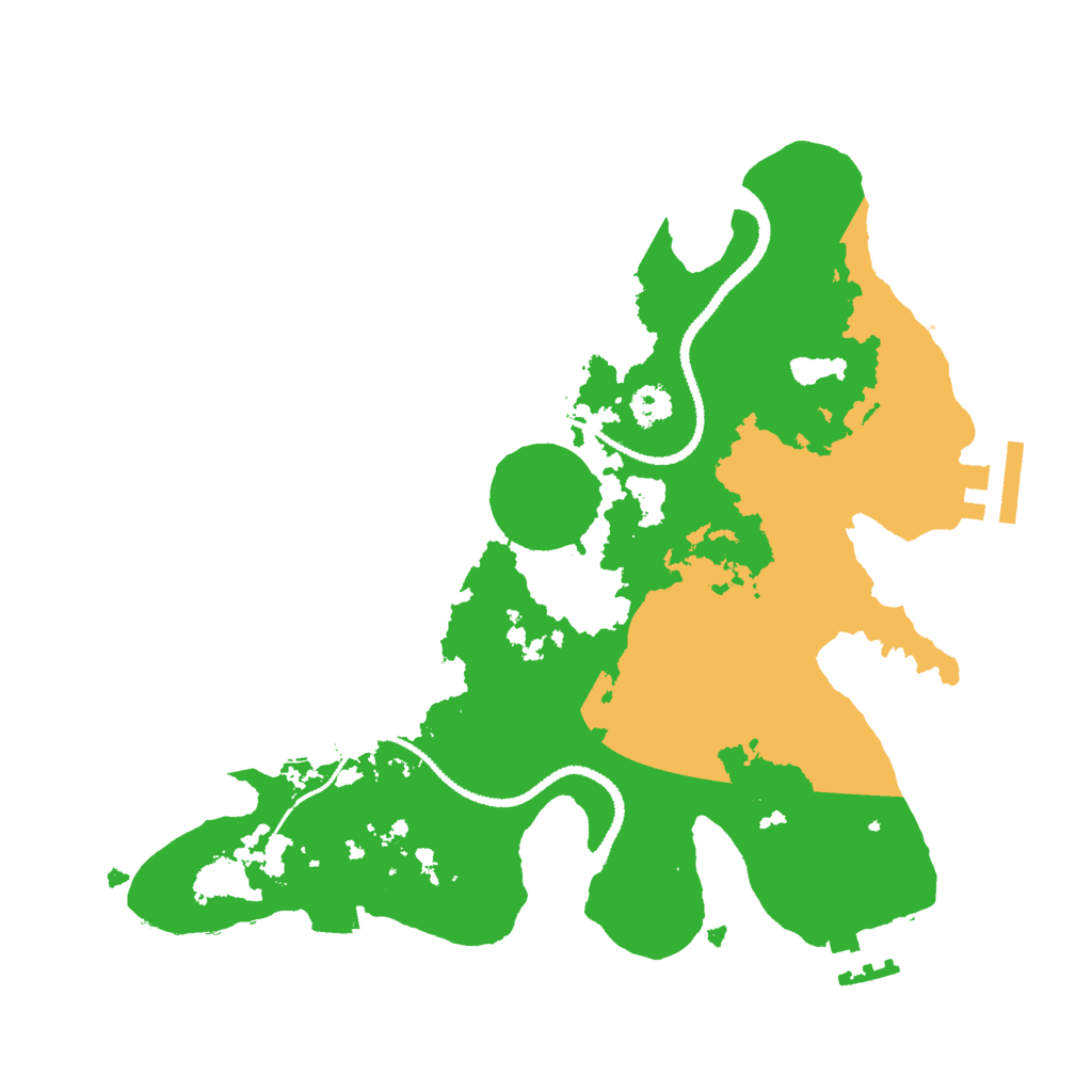 Biome Rust Map: Procedural Map, Size: 2700, Seed: 297108908